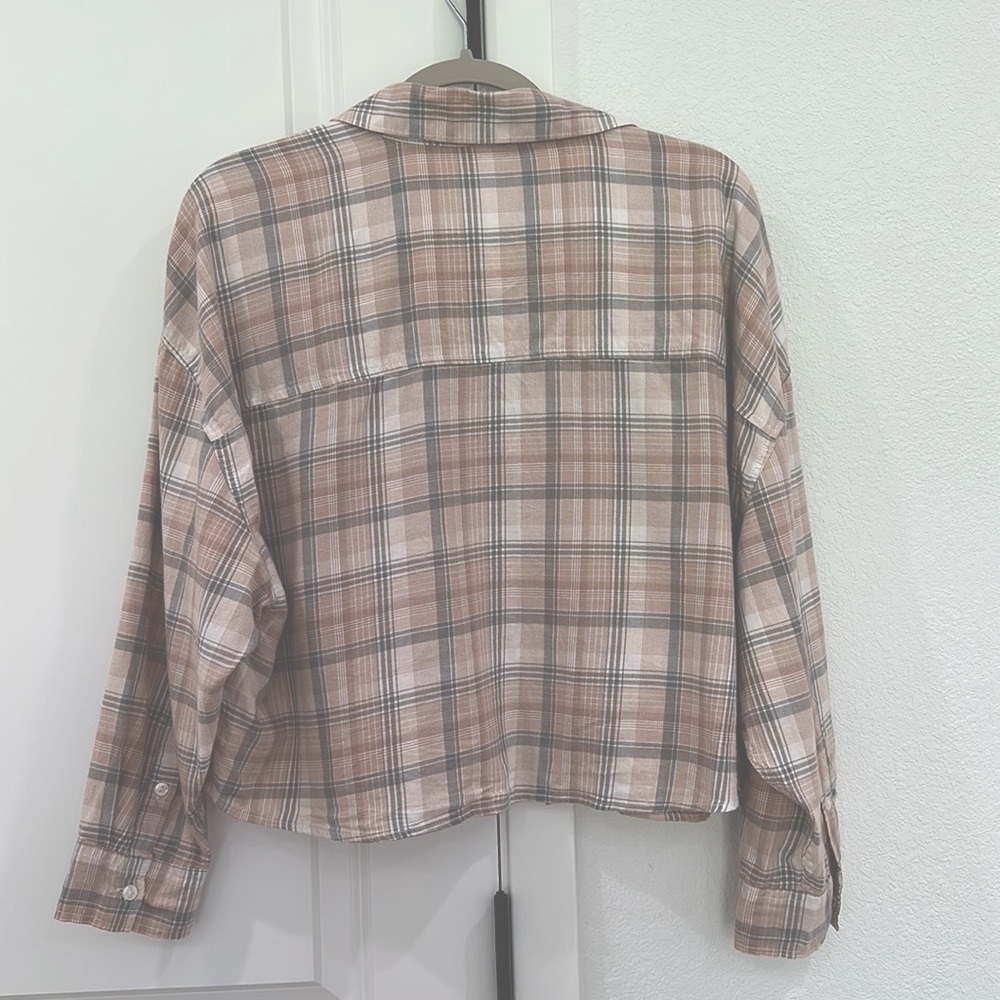 Abercrombie And Fitch Soft 90’s Cropped Flannel S… - image 2